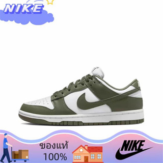 Nike Dunk Low “Medium Olive”【ของแท้ 100%】