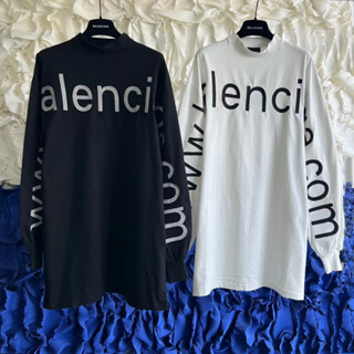 【Blue】เสื้อยืด Balenciaga แท้ 99% 23AW 1:1 คุณภาพสูงสุด เกรด original