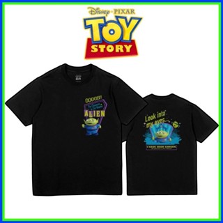 เสื้อDisney ลาย Aliens ( Toy Story ) สีดำ ( TMX-010 )