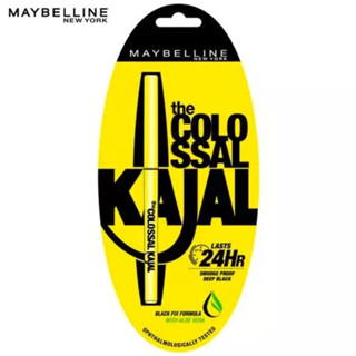 **ส่งฟรี**} SMALL INDIA 🪄🟡 Maybelline New York 🪄🟡 Colossal Kajal 0.35g Black