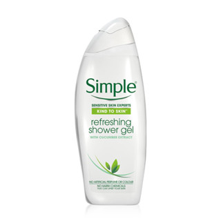 ซิมเพิล บอดี้ วอช รีเฟรชชิ่ง คิวคัมเบอร์ 500 มล. / Simple Body Wash Refreshing Cucumber 500ml.