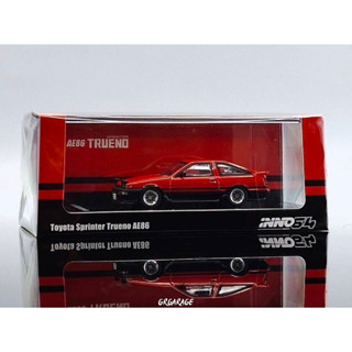 Toyota Sprinter Trueno AE86 RED 1:64 (INNO64)