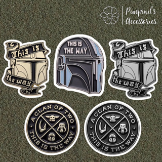 ʕ •ᴥ•ʔ ✿ พร้อมส่ง : เข็มกลัดเซ็ทตัวละครสตาร์ วอร์ส | Star Wars Characters Enamel Brooch Pin Set.