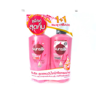 พร้อมส่ง!ของแท้ shampoo Sunsilk ซันซิล แชมพู สมูท แอนด์ เมเนจเจเปิ้ล แชมพู แอคทีฟ อินฟิวส์ชั่น 350 มล. แพคคู่ บำรุงผมสวย