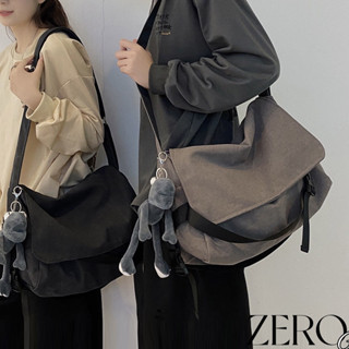 กระเป๋าสะพายข้าง ผ้าแคนวาส ขนาดใหญ่ จุของได้เยอะ สไตล์ฮิปฮอป…