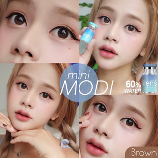 "💋 มีค่าสายตา 💋 ilens Mini modi Gray Brown 💋 บิ๊กอาย สุดปัง คอนแทคเลนส์ รายเดือน มีอย แถมตลับฟรี เลนส์นิ่ม สวยปังมาก"