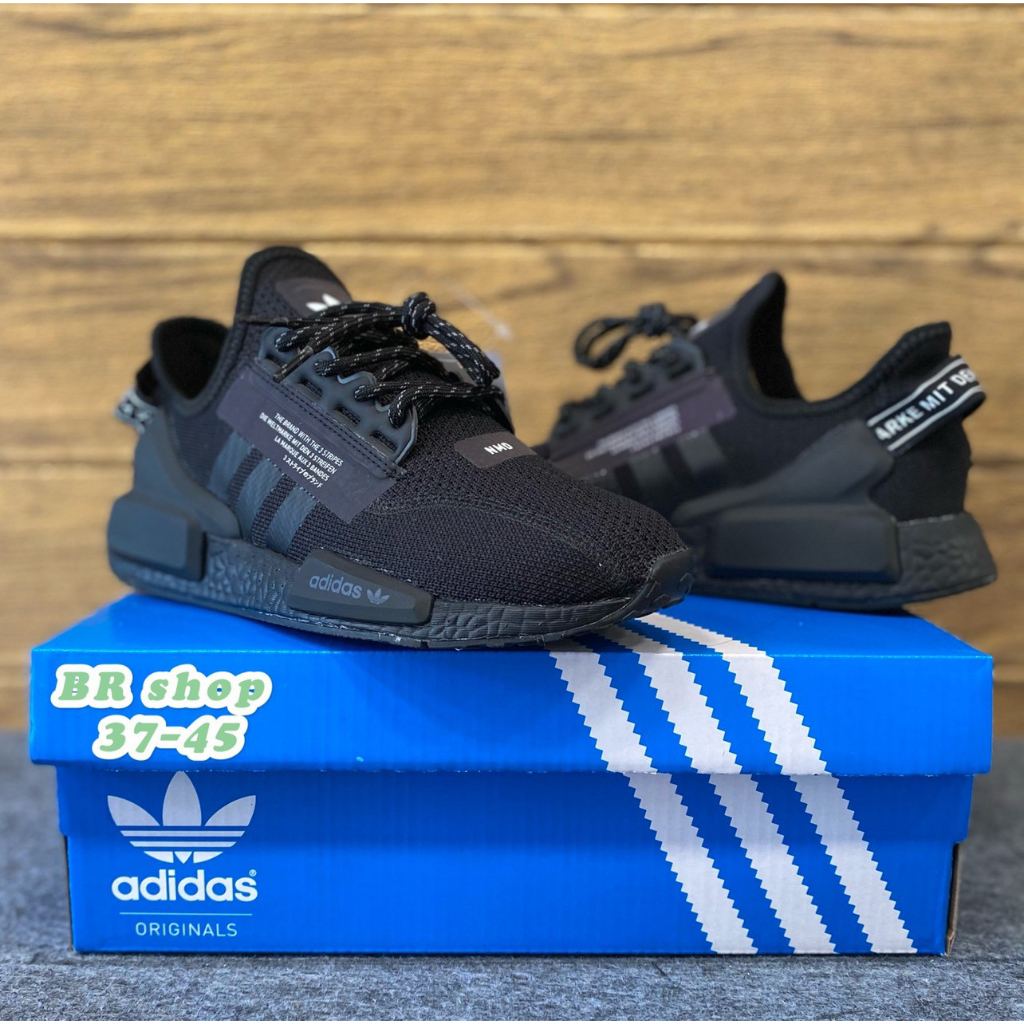 รองเท้าวิ่ง Add NMD Running สีดำล้วน ใส่เล่นกีฬา ใส่ออกกำลังกาย สินค้าพร้อมส่ง