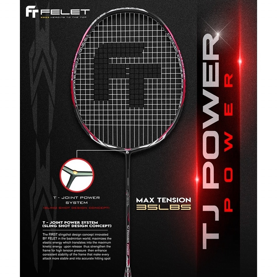 ไม้แบดมินตัน FELET  TJ POWER  TJCONTROL SERIES