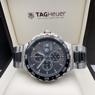 นาฬิกาข้อมือ  Heuer  งานออริเทียบแท้ Size 43mm ระบบ ถ่าน จับเวลา