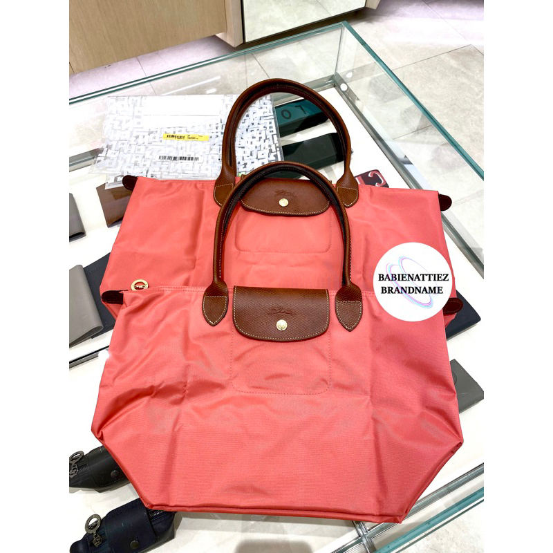 💥ใช้โค้ดส่วนลดสูงสุด 1,000.-💥(แท้ 100% จาก King Power) Longchamp Classic สี Granadine (ชมพู) กรุณาสอ