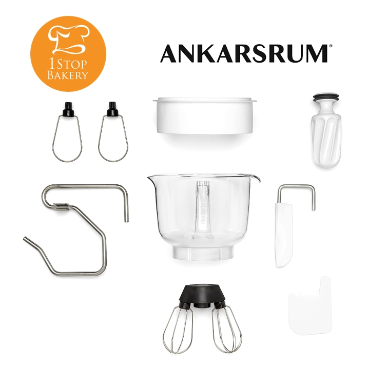 Assistent Sweden AKM6230 Stand Mixer 7L 1500W/เครื่องตีแป้งขนมปัง; เครื่องผสมอาหาร 7 ลิตร 2 โถ - รูปที่ 7
