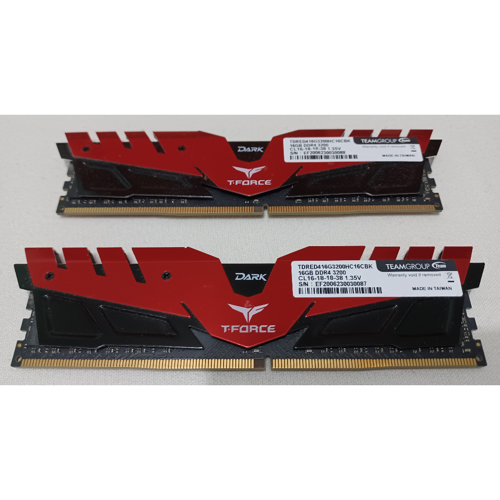 RAM DDR4(3200) 32GB (16GBX2) TEAM (มือสอง)