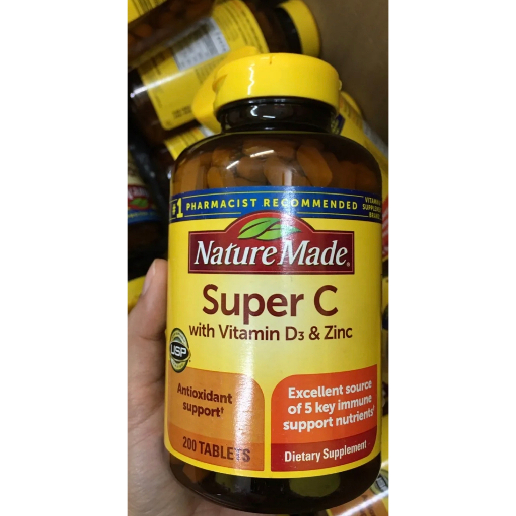 Nature made super c with vitamin d3 and zinc