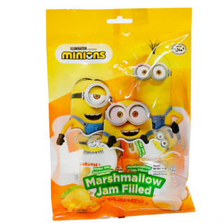 10 Packs Minions Mango Filled Marshmallow 50G (10pcs/pack)