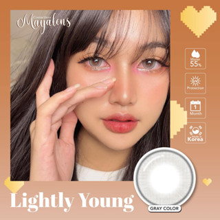 🔥คอนแทคเลนส์✨ขนาดบิ๊กอาย✨ Lightly Young ✨Mayalens