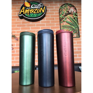 Café Amazon Sip Lid Tumbler แก้วสแตนเลสฝายกดื่มเก็บความเย็น คาเฟ่ อเมซอน