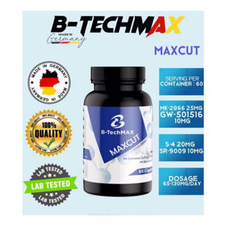 B-TechMax Sarms MaxCut 65mg 60caps 1เม็ดเทียบเท่าโดสข้างฉลาก