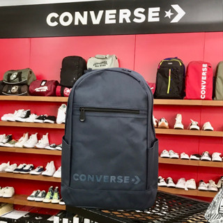 [ลิขสิทธิ์แท้] CONVERSE BTS Fifth Backpack  สีกรม กระเป๋า เป้ นักเรียน สะพายหลัง