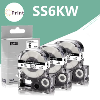 Epson Label Tapes SS12KW SS6KW SS9KW SS18KW SS24KW LK-4WBN Printer Ribbon for Epson LW300 400 LW-600P LW-500 LW-900P