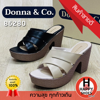 🚚ส่งเร็ว🚛ส่งด่วนจ้า ✨มาใหม่จ้า😆รองเท้าเพื่อสุขภาพหญิง Donna &amp; Co. รุ่น 86280 ส้น 3.5 นิ้ว Soft and comfortable