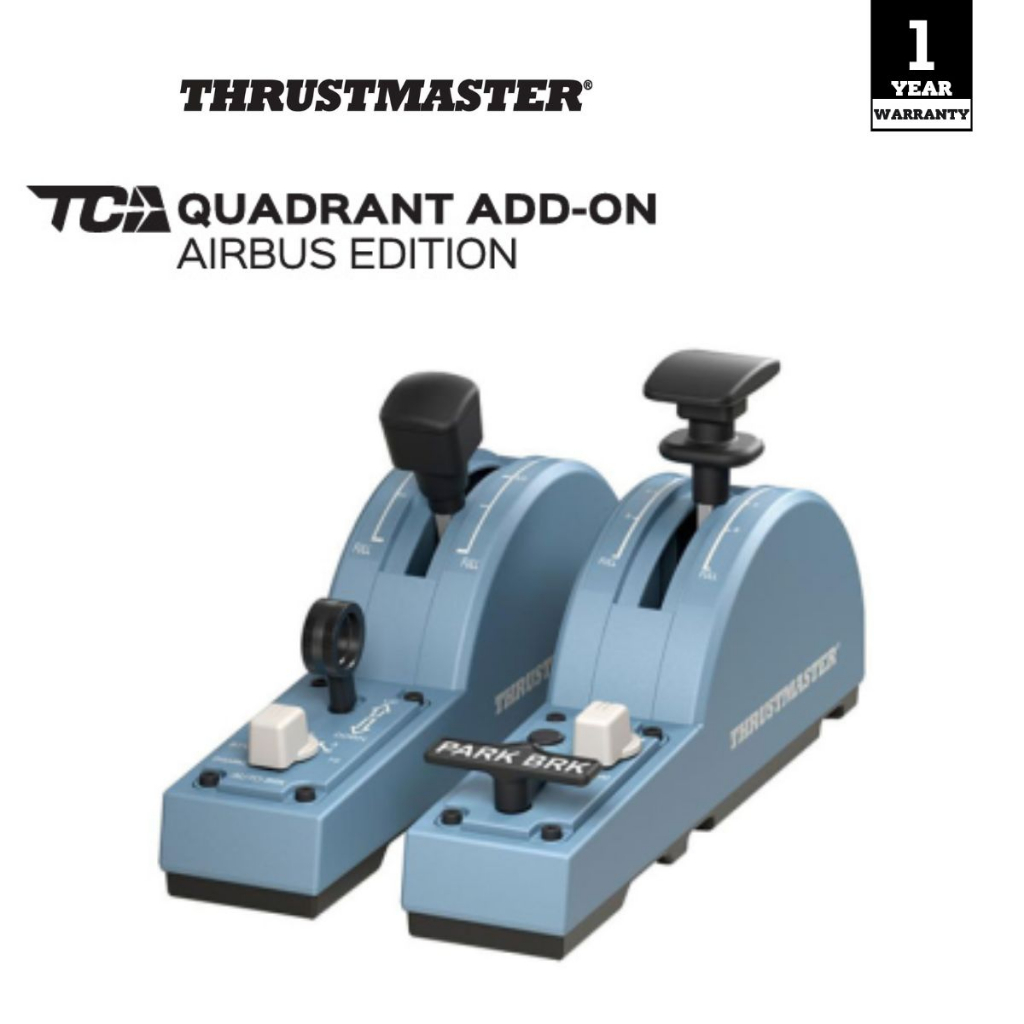 [พร้อมส่ง] ชุดเล่นเกม Thrustmaster TCA QUADRANT ADD ON AIRBUS Edition รองรับ PC (รับประกันศูนย์ไทย 1 ปี)