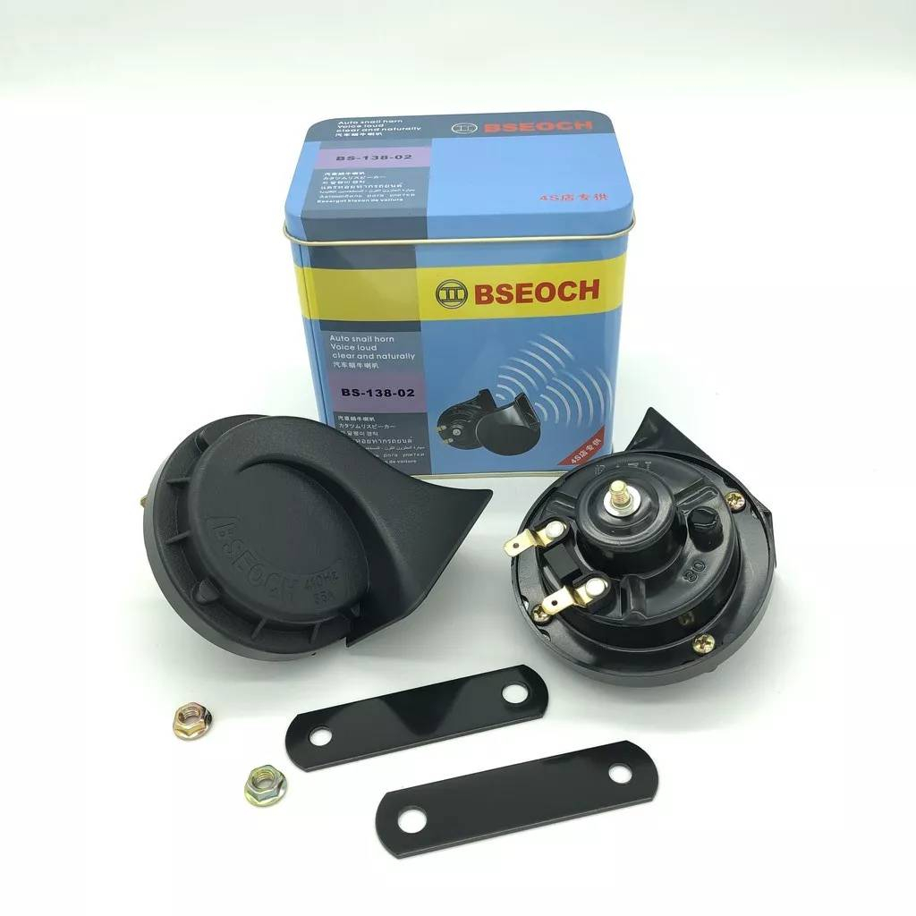 แตรลมไฟฟ้า 12V  ยี่ห้อ BESOCH แท้ 100%  แตรลมหอยโข่งแตรลมมอเตอร์ไซค์  แตรลมรถยนต์ แตรรถมอเตอร์ไซค์ แ