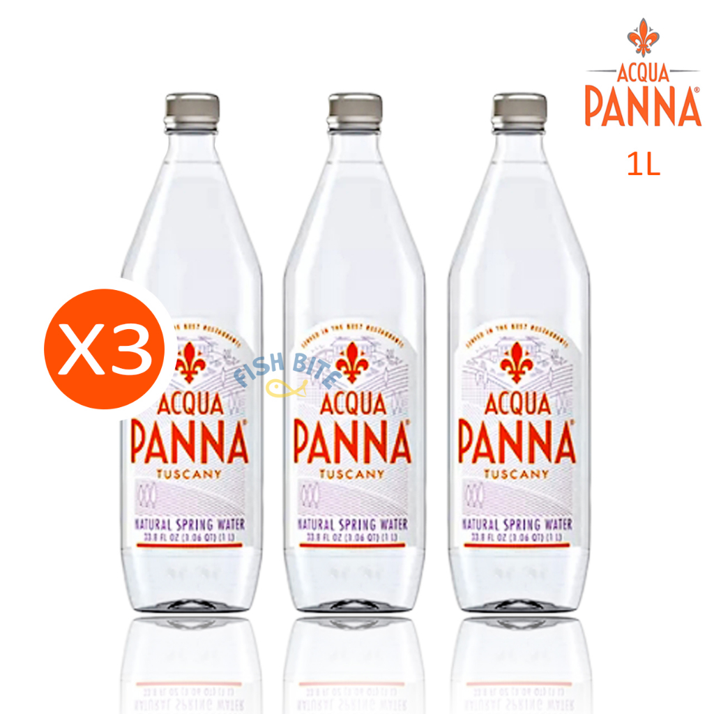 (Plastic) Acqua Panna 1564  Mineral Water 1000ML น้ำแร่ธรรมชาติ อควาปานน่า น้ำแร่ธรรมชาติจากประเทศอิตาลี 100%