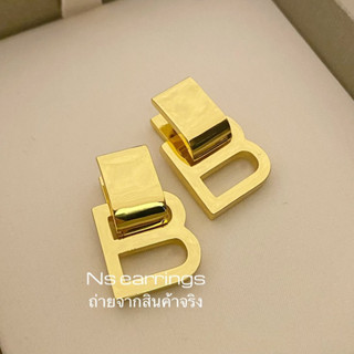 NS.EARRINGS | NS0163 - WOMENS HOURGLASS EARRINGS IN GOLD