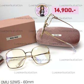 👜: New!!  Miu Miu Sunglasses OMU 52WS‼️ก่อนกดสั่งรบกวนทักมาเช็คสต๊อคก่อนนะคะ‼️