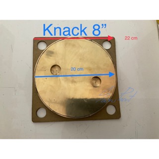 ฝาส้วมทองเหลือง Knack แบบหนา 8” ฝาเปิดปิดแบบเกลียว