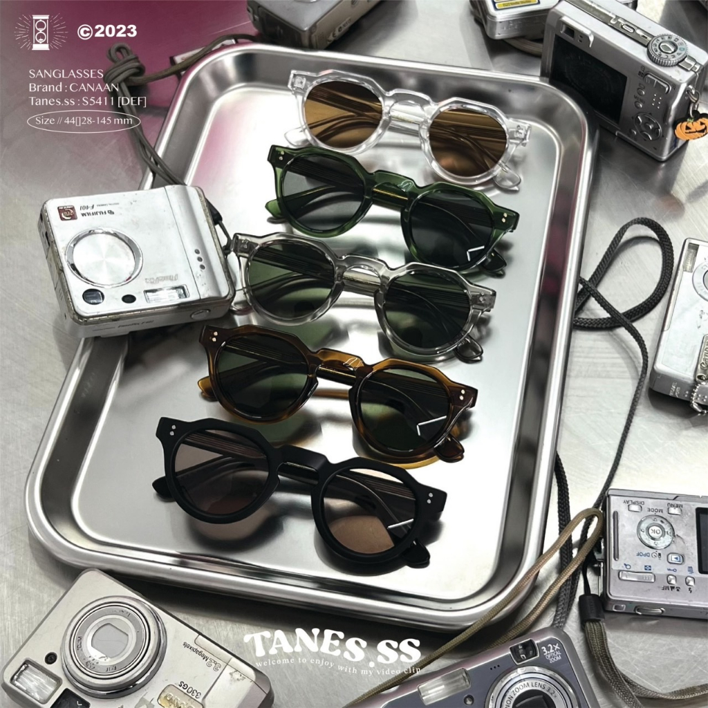 S5411-[DEF] New Collection!! แว่นตาแบรนด์ Canaan แว่นตากันแดด UV400 สามารถนำกรอบเปลี่ยนเลนส์สายตาได้