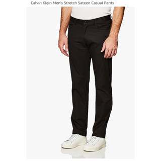 Calvin Klein straight-leg trousers men กางเกงขากระบอก ผู้ชาย คาลวิน ไคลน์