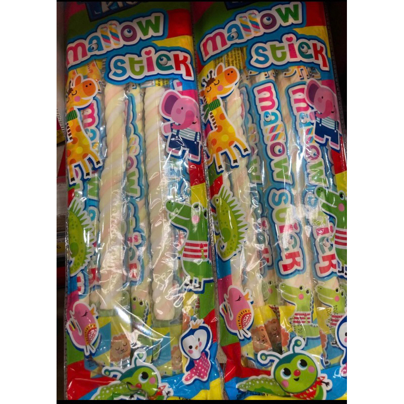 สติ๊กเมลโลว์ 20 กรัมx13ซอง mallow stick Erko