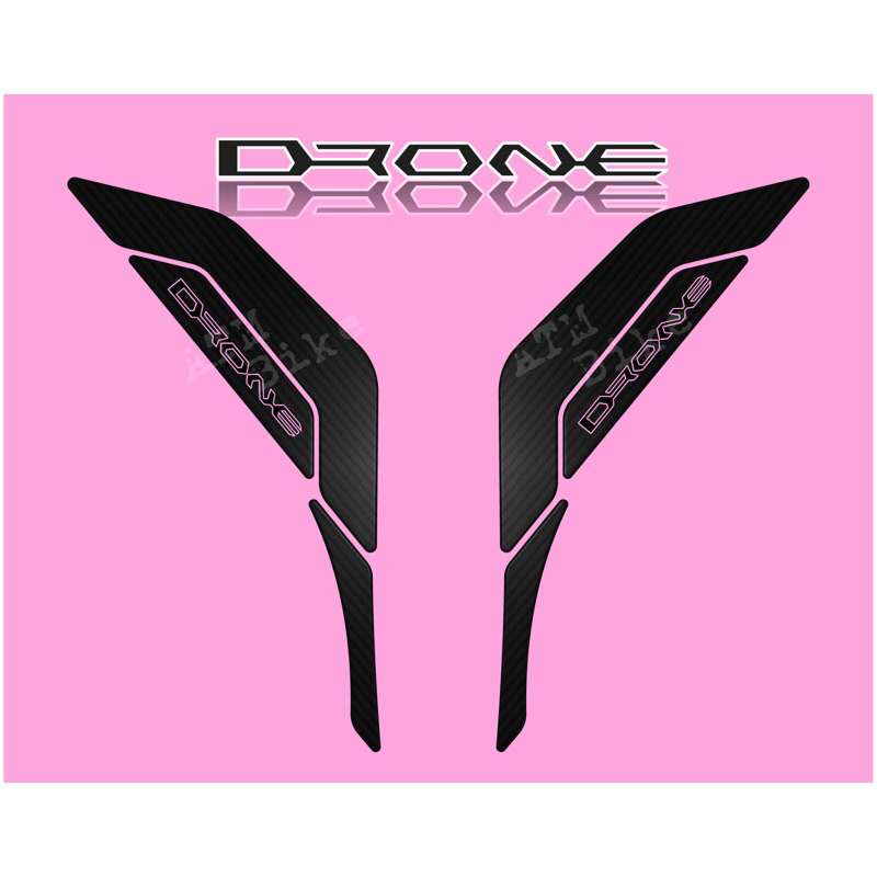 กันรอย GPX รุ่น Drone สี BlackPink #gpxdrone #กันรอยgpxdrone #ของแต่งgpxdrone #กันรอยdrone #กันรอยgp