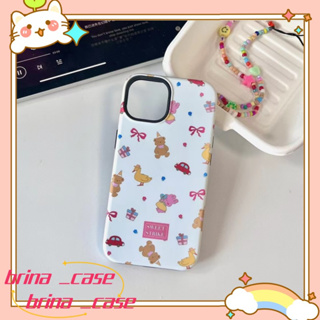 ❤️ส่งของขวัญ❤️ เคสไอโฟน 11 12 13 14 Pro Max หมีน้อย กราฟฟิตี ความคิดสร้างสรรค์ ความนิยม Case for iPhone ป้องกันการตก