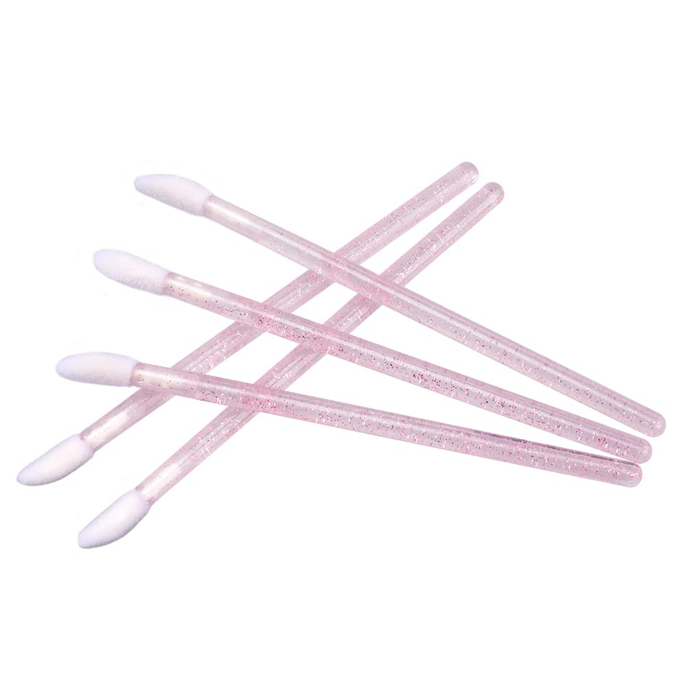 พร้อมส่ง!! Micro Brush แปรงลิฟท์ติ้ง ด้ามกลิสเตอร์ แปรงช่วยเกลี่ยสำหรับงานลิฟติ้ง ขนตา แปรงสีคิ้ว แปรงทาลิป Fiber Brush ราคา ถูกที่สุด ดีลบีเคเค แกลเลอรีภาพที่ 4