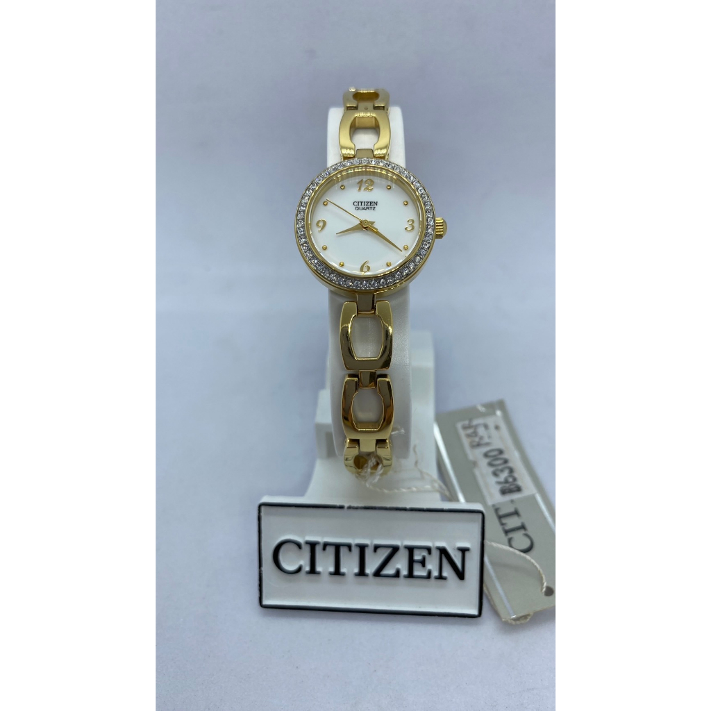 #178 นาฬิกาข้อมือผู้หญิง CITIZEN ควอตซ์หญิง รุ่น EJ6072-55A สายกำไล