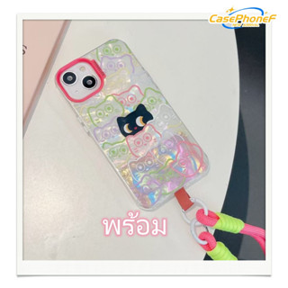 ✨ส่งของขวัญ✨เคส for iPhone 11 14 Pro Max Case for iPhone 12 13 ป้องกันการตก การป้องกัน พร้อม สาวน่ารักหัวใจ น่าสนใจ