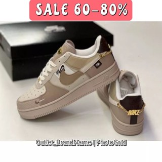 รองเท้า Nike Air Force 1 07 LX Tan Bling ใส่ได้ทั้ง ชาย หญิง สินค้าใหม่ มือ1[ ของแท้💯 พร้อมส่งฟรี ]