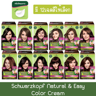 Schwarzkopf Natural &amp; Easy Color Cream ชวาร์สคอฟ เนเชอรัล แอนด์ อีซี่ คัลเลอร์ ครีม