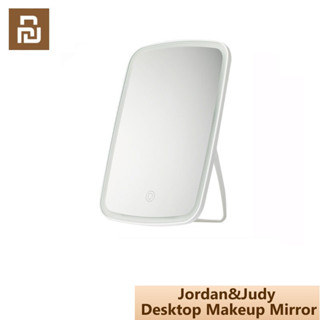 Xiaomi Youpin Jordan&amp;Judy Desktop Makeup Mirror กระจกมีไฟ กระจกตั้งโต๊ะ กระจกแต่งหน้า กระจกไฟLED กระจกแต่งหน้ามีไฟ กระจกแต่งหน้าแบบพกพา กระจกเครื่องสำอางค์ตั้งโต๊ะ กระจกเครื่องสำอาง LED