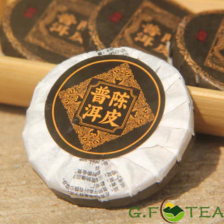 ชาผู่เอ๋อร์หมัก ชาสุก เปลือกส้ม ชาผู่เอ๋อร์หมักโบตั๋น 100-500g หนึ่งแผ่น 4-5g สมุนไพร ชาลดไขมัน