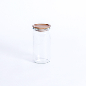 WECK MOLD JARS 850 ML W/WL ขวดแก้วพร้อมฝาไม้ (WE-743WL/L)