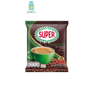 SUPER Espresso Instant Coffee 3in1 ซุปเปอร์กาแฟ เอสเปรสโซ่ 3 อิน 1 ขนาด 25 ซอง