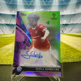 SHOLA SHORETIRE 20/99 การ์ดฟุตบอล ลายเซ็นต์ 2021-22 TOPPS FINEST