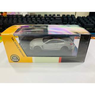 BMW M8 Coupe Alpine White with Black Top 1/64 Diecast Model Car by Paragon