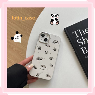 🎁ส่งของขวัญ🎁เคสไอโฟน สำหรับ 11 13 for iPhone Case 14 12 Pro Max น่ารัก น่าสนใจ หมีแพนด้า กันกระแทก ปกป้อง เคสโทรศัพท์