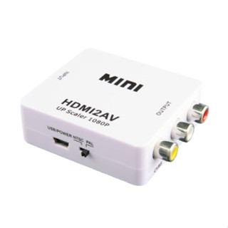 ส่งด่วน กล่องแปลงสัญญาณ HDMI to AV (MINI HDMI2AV Converter)