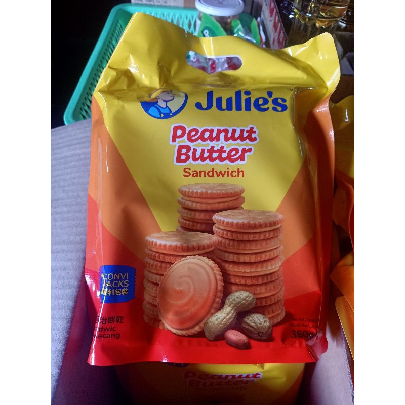 Julie 's ขนมรสถั่ว  360กรัม (12ชิ้น)