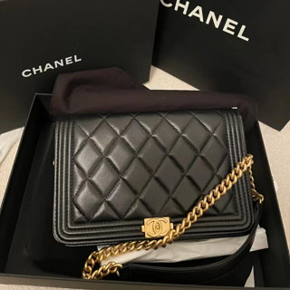 Chanel leboy woc หนังแกะอะไหล่ทอง/กระเป๋าผู้หญิง/มีในไทย/ส่งภายใน 24 ชม.